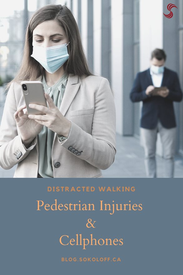 Distracted Walking Pedestrian Injuries and Cellphones