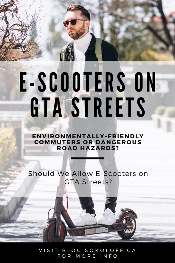 E-Scooters in Toronto Should They be Allowed
