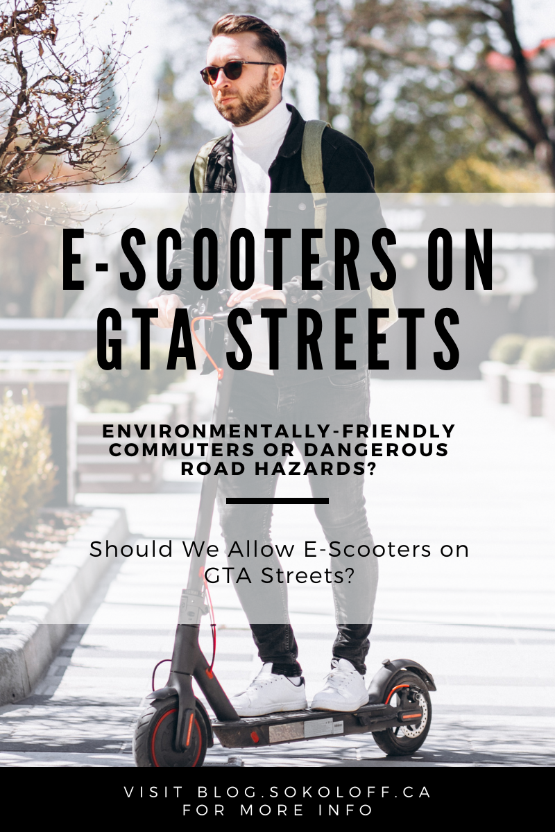 E-Scooters in Toronto, Should They be Allowed?