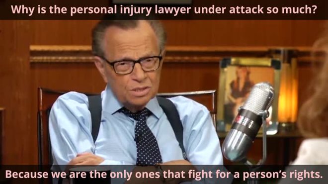 Why Is the Personal Injury Lawyer Under Attack So Much