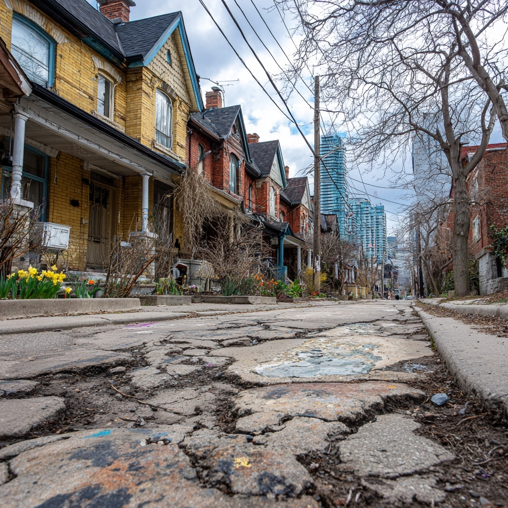 Uneven Sidewalks After Winter