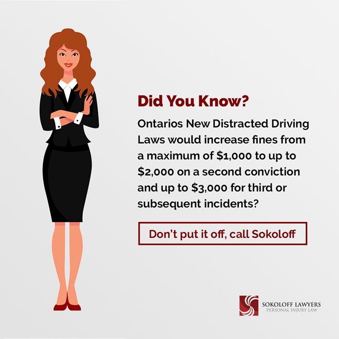 Sokoloff Lawyers - Ontarios Distracted Driving Laws
